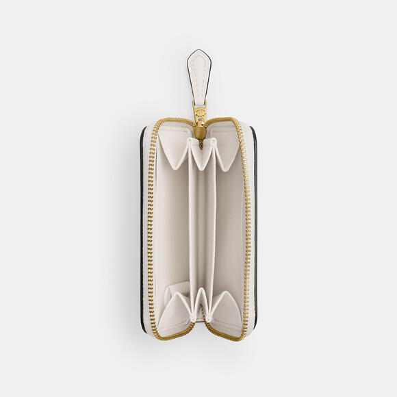 Coach Essential Small Zip Around Card Case With Sticker Print NWT - Picture 3 of 5